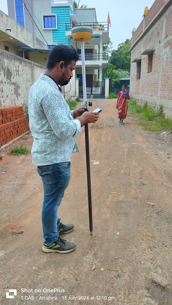 DGPS and topographical survey work for the Atabira and Barpali NAC drainage master plan