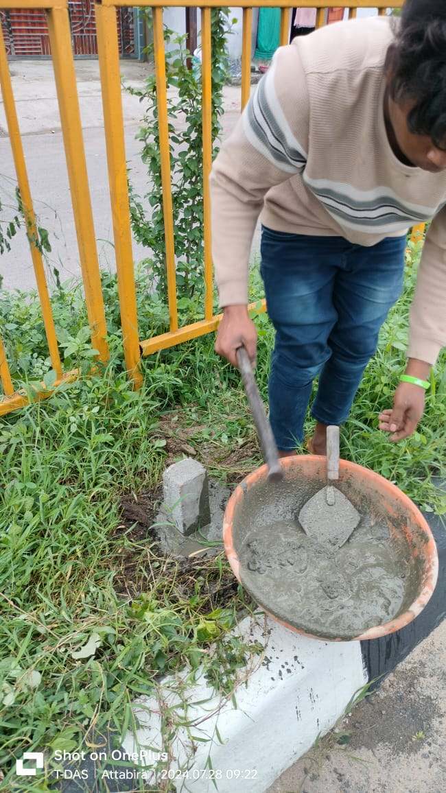 DGPS control-point survey for the Atabira and Barpali drainage master plan