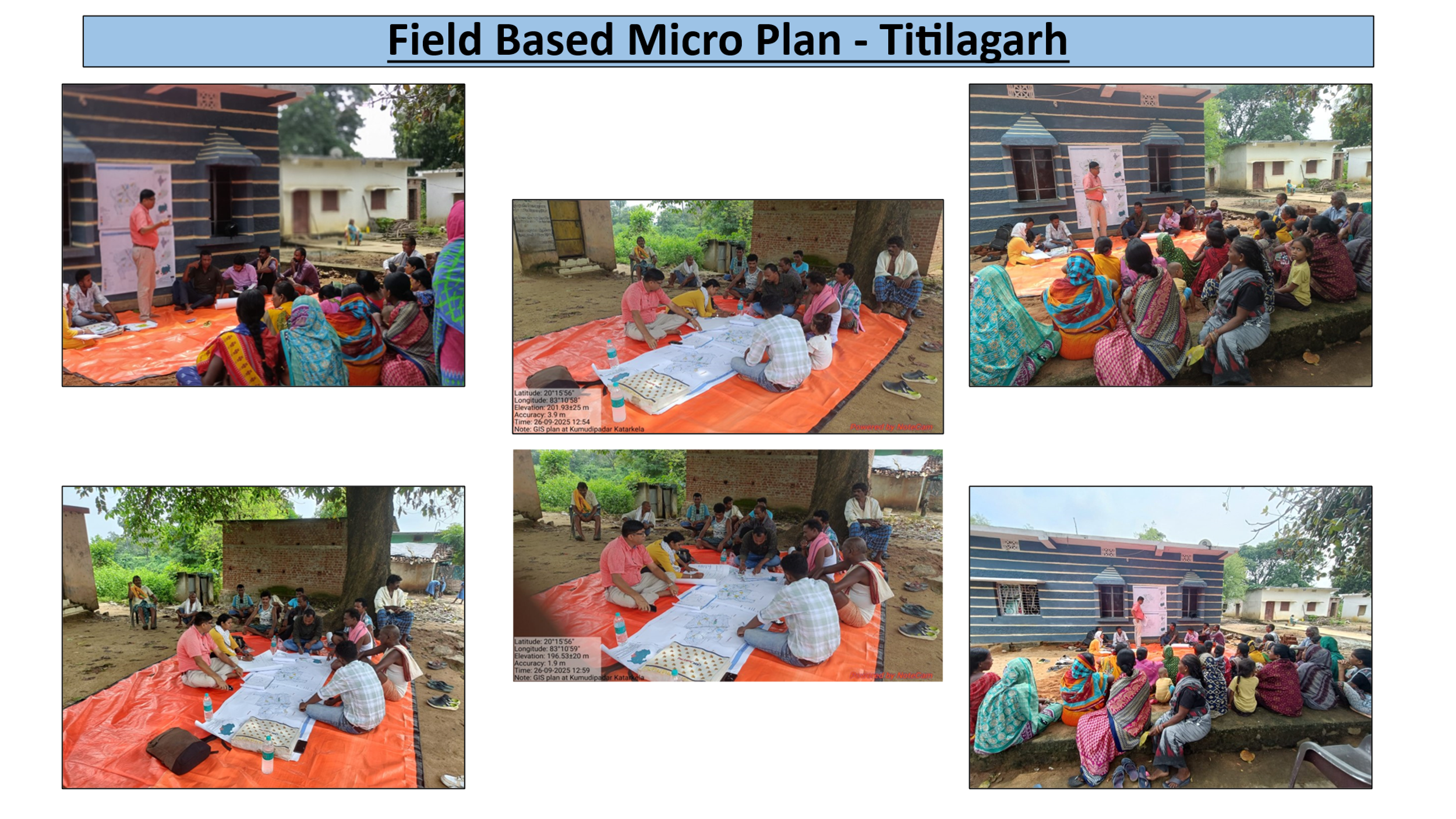 GIS based micro plan field consultation
