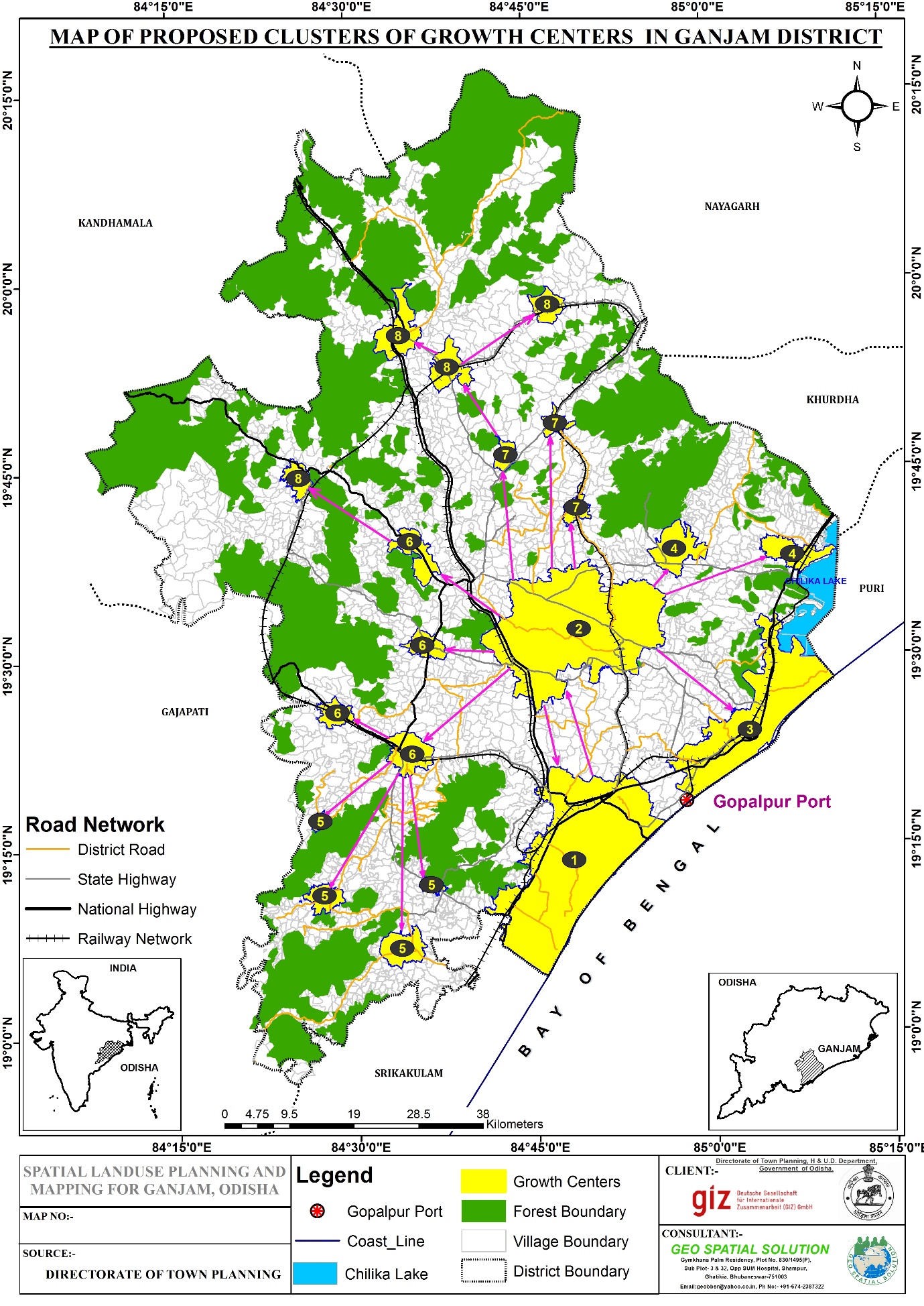 Ganjam spatial land use plan